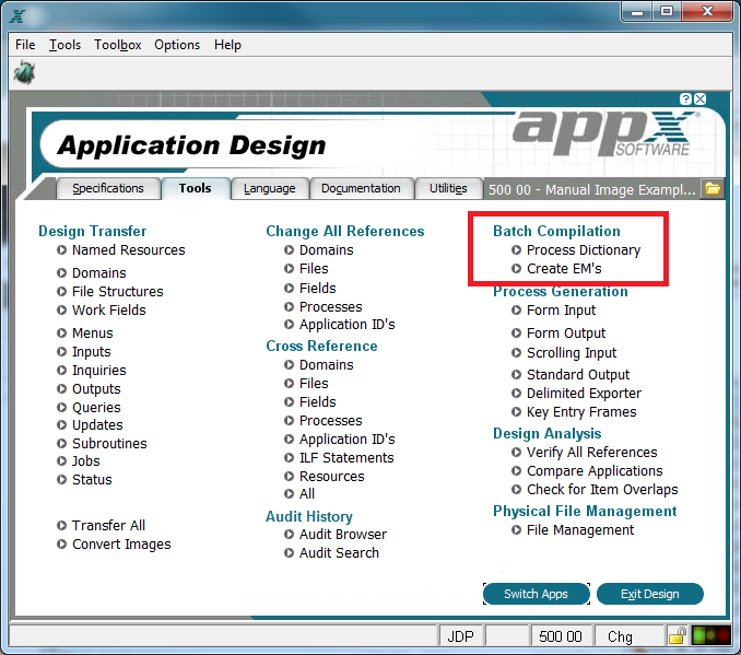Appx Design Manual
